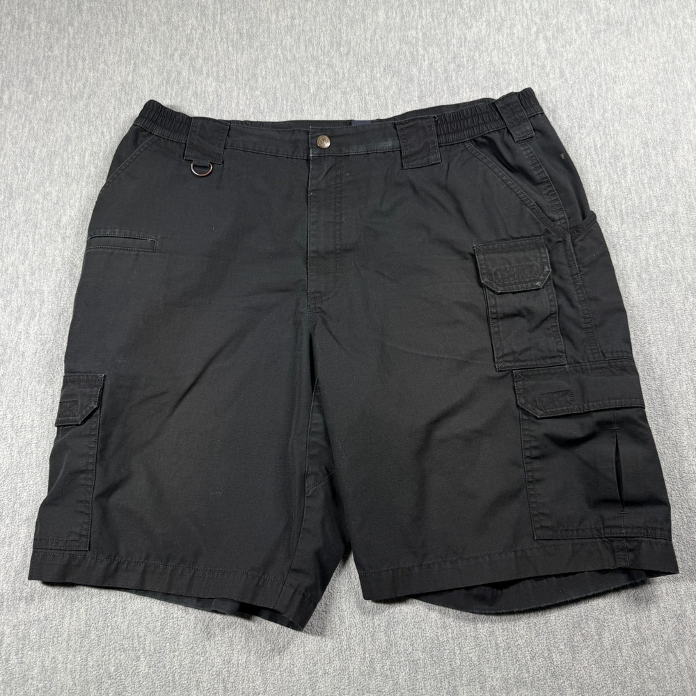 5.11 Tactical Shorts Mens 38 Black Cargo Ripstop Utility Outdoor Cargo Shorts